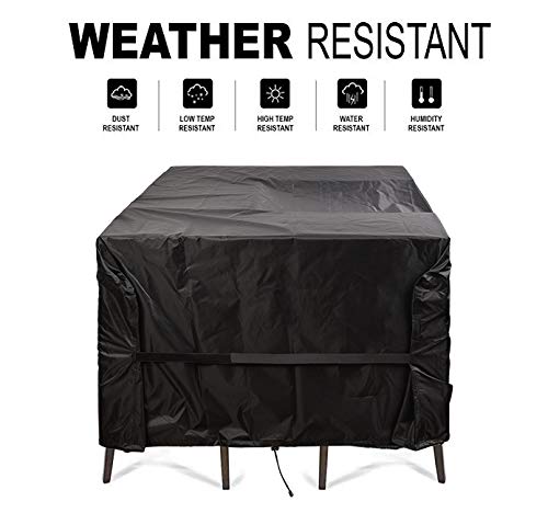 CKCLUU Patio Furniture Set Cover 90 inch top view