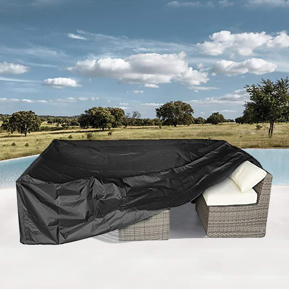 CKCLUU Patio Furniture Set Cover installation demonstration