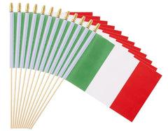 Ckexin 25 pack of mini Italy flags with vibrant colours