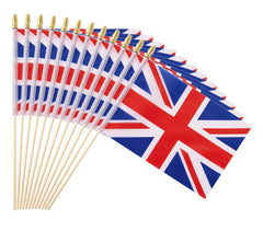 Ckexin handheld UK flag front view with vibrant colours