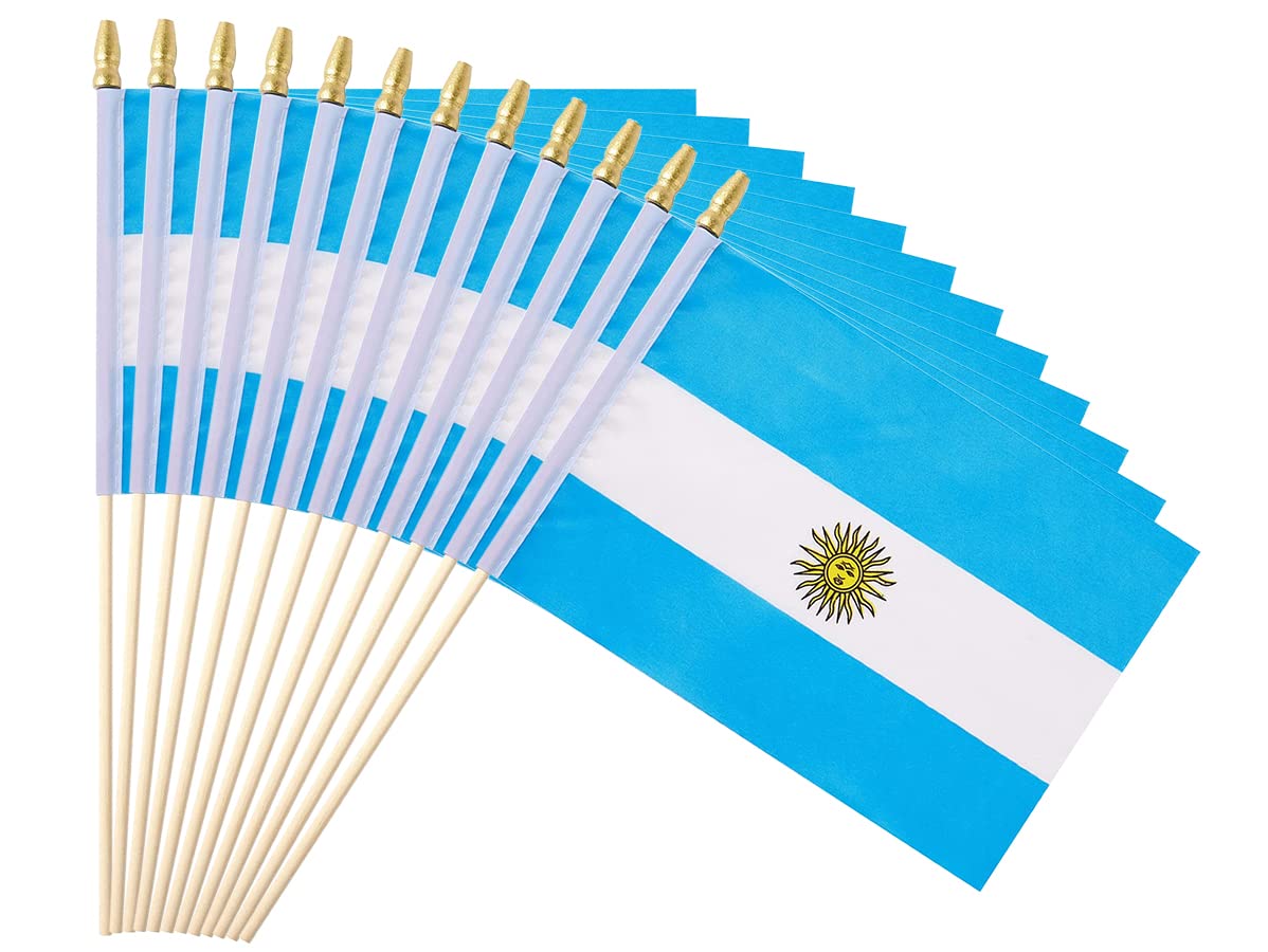 Ckexin Mini Argentina Flag 5x8 Inch front view