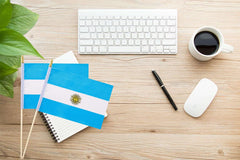 Ckexin Mini Argentina Flags pack of 25