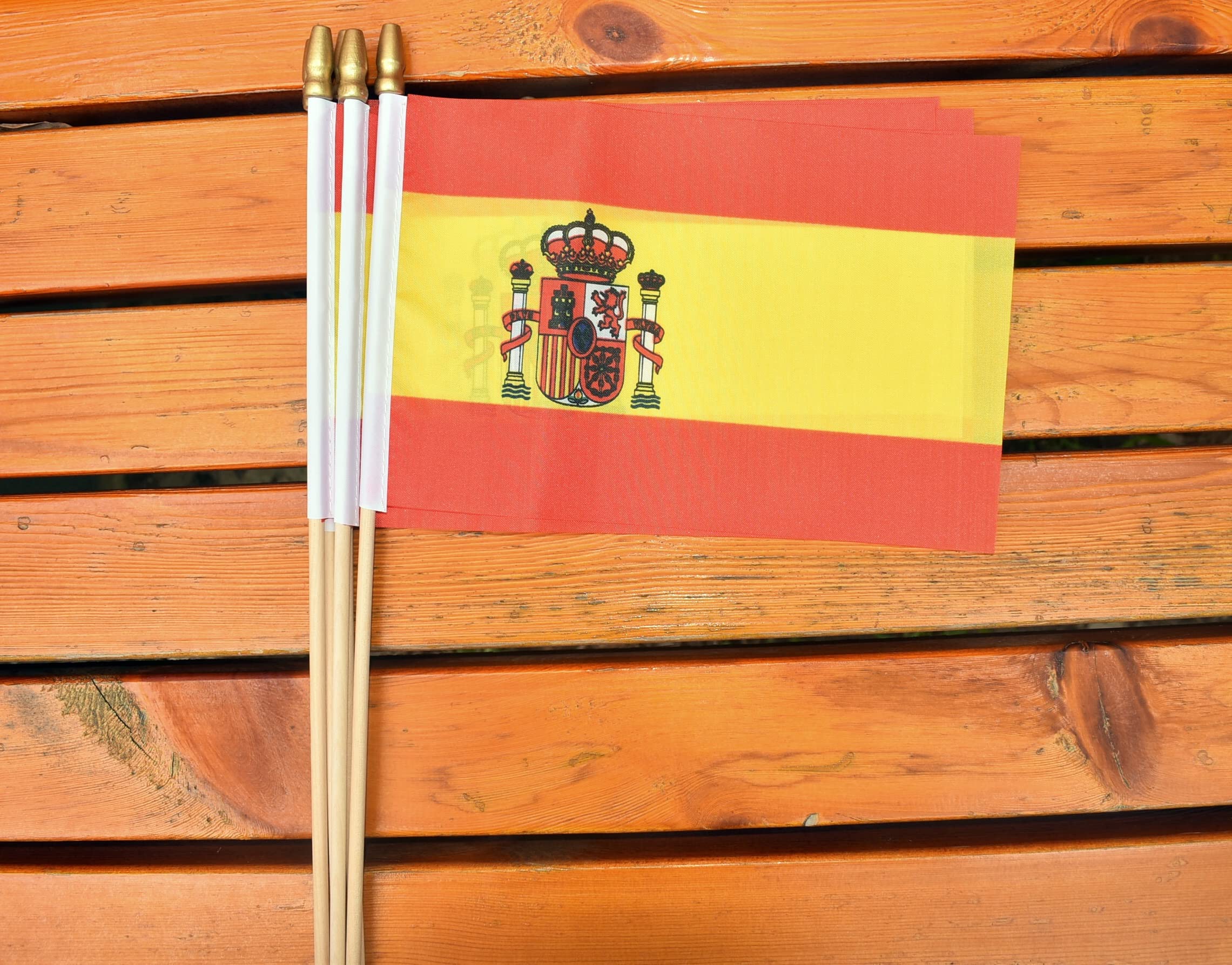 Ckexin Mini Spanish Flags in festive setting