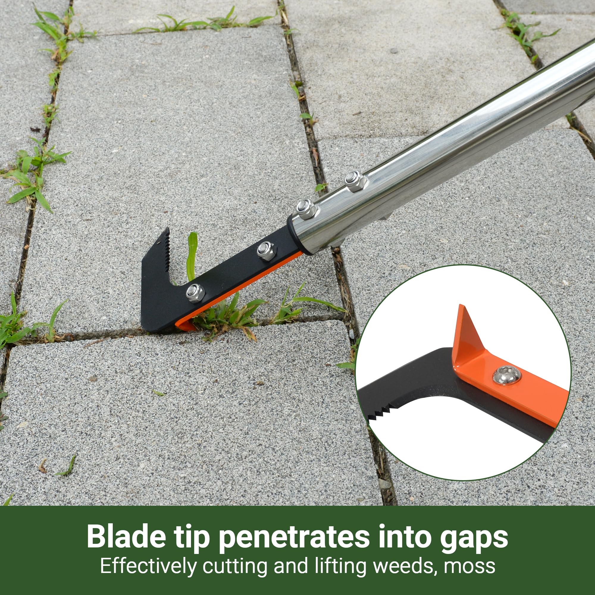 CKLT Crack Weeder assembly showing stainless steel tubes