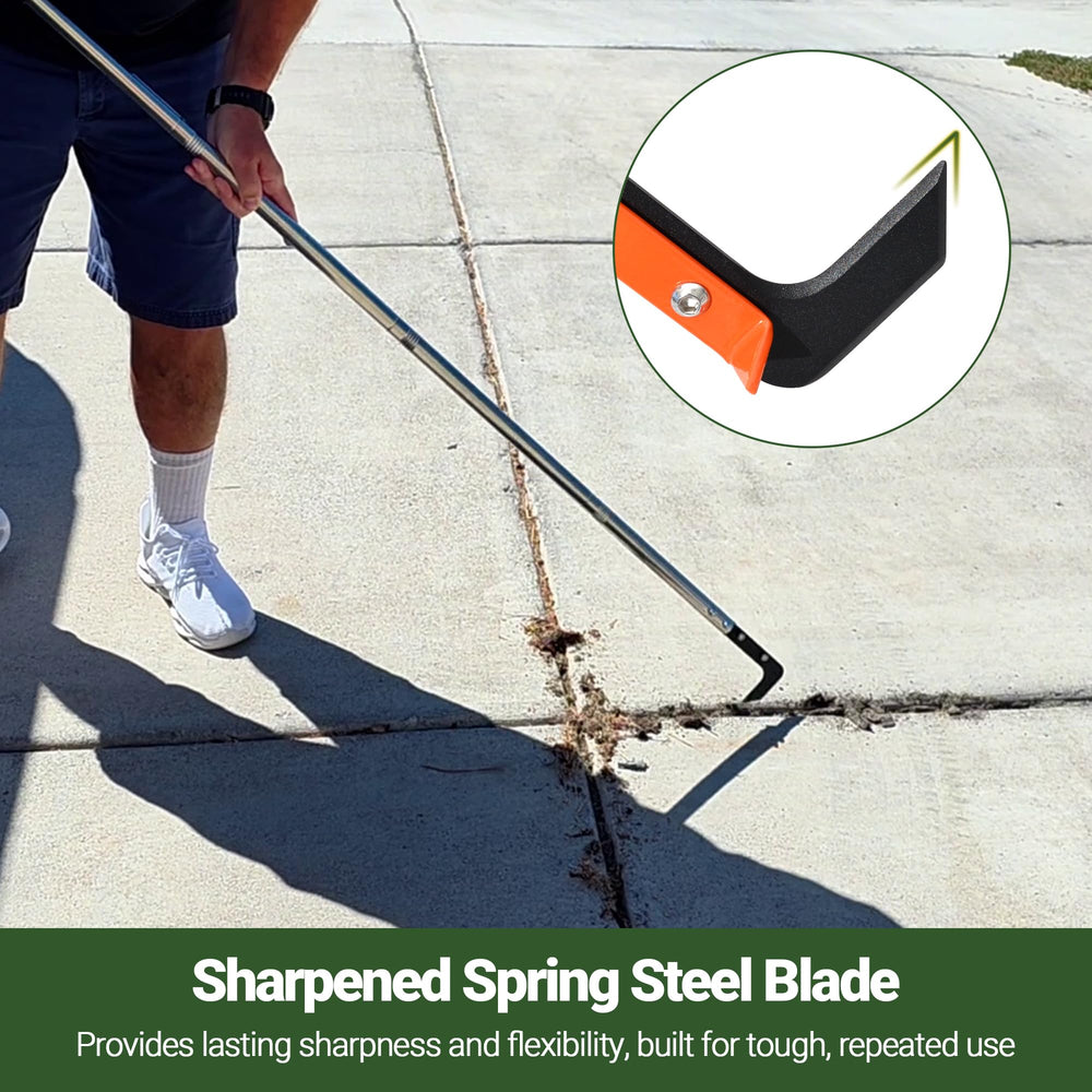 CKLT Crack Weeder with L-shaped spring-steel blade