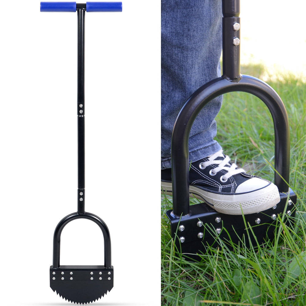 CKLT Edger Lawn Tool 41in front view with serrated blade
