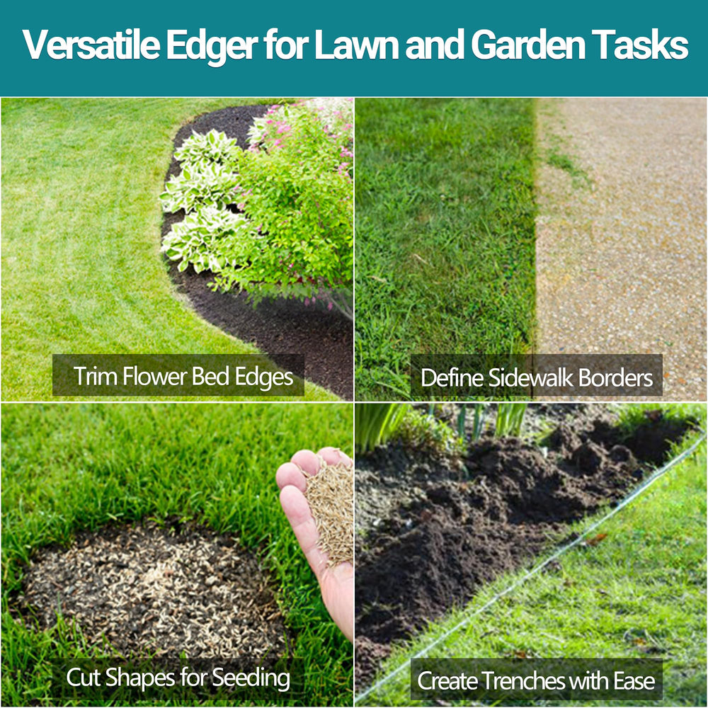 CKLT Edger Lawn Tool 41in showing the curved edge design