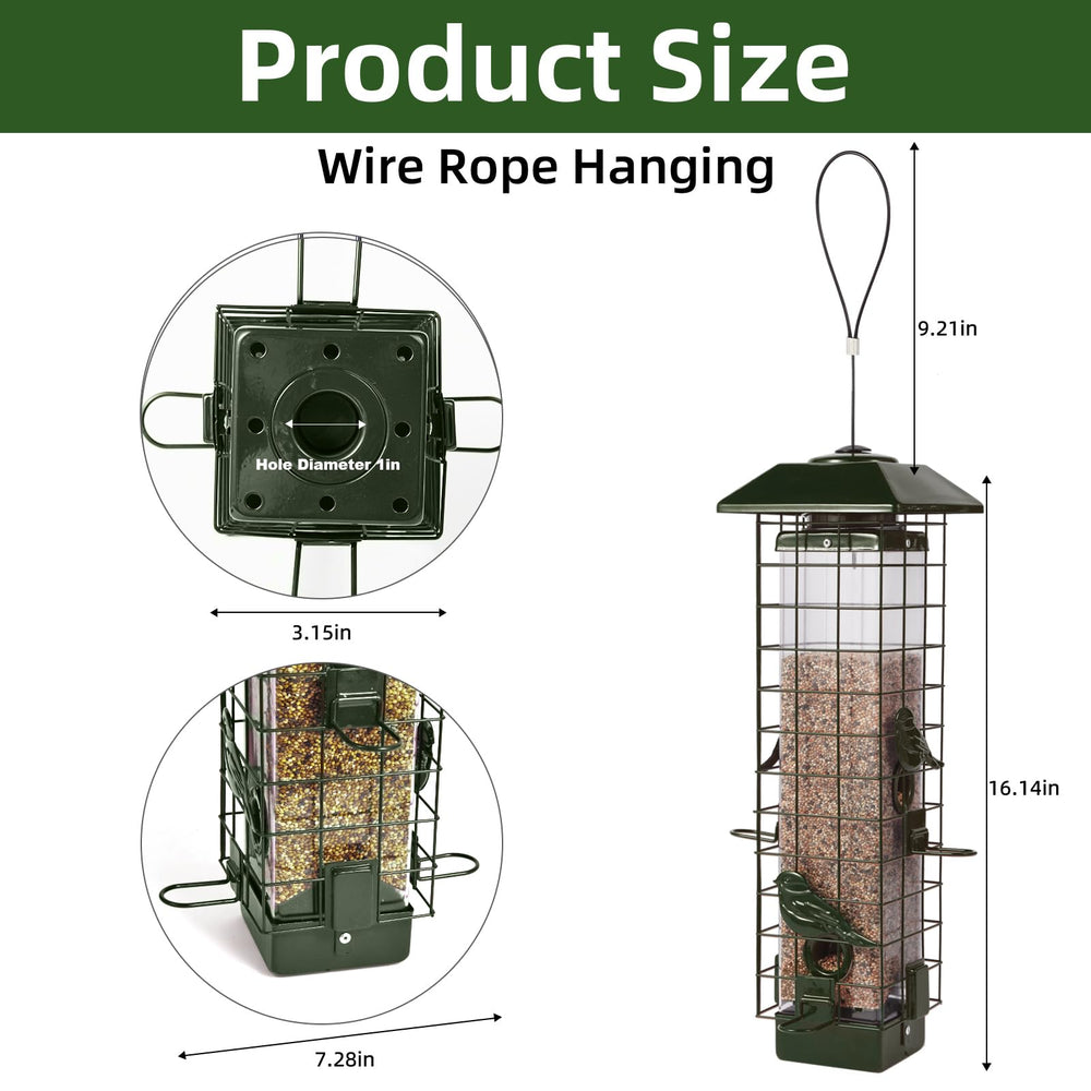 Ckoytals Bird Feeder showing four feeding ports