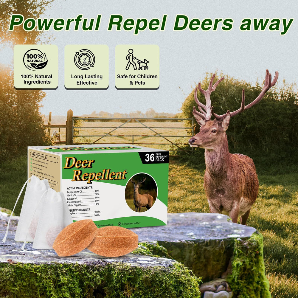 CKUKARM Deer & Rabbit Repellent on a garden table