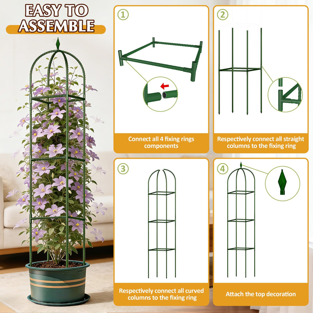 CL FUN Garden Trellis in a decorative garden display with fairy lights