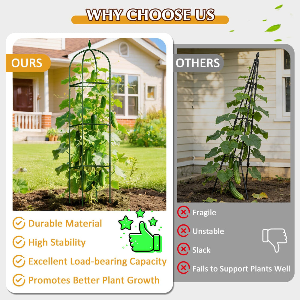 CL FUN Garden Trellis in a flourishing garden setup