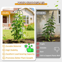 CL FUN Garden Trellis in a flourishing garden setup