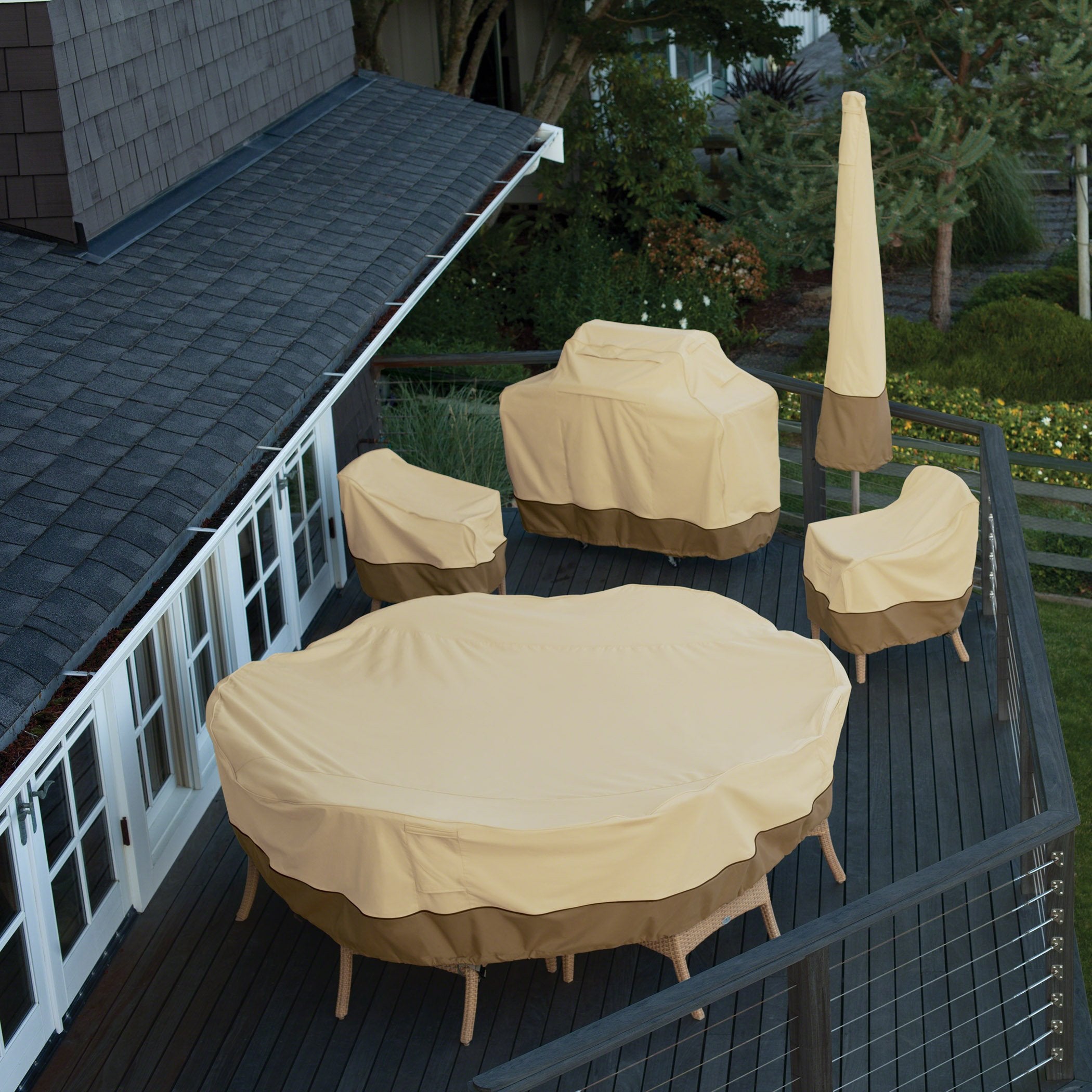 Classic Accessories Adirondack Chair Cover with adjustable toggle