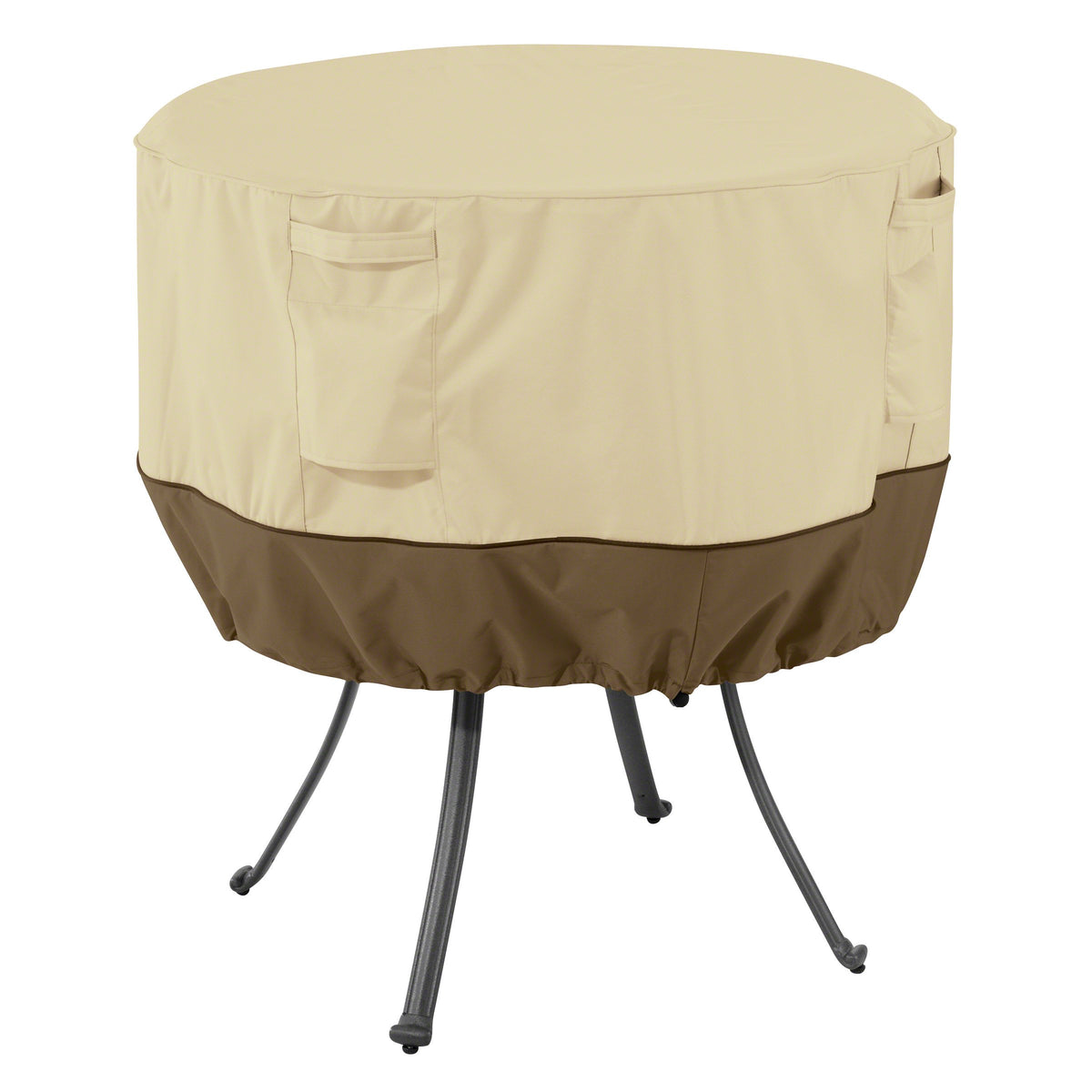 Classic Accessories Veranda 36 Inch Round Patio Table Cover in Pebble colour