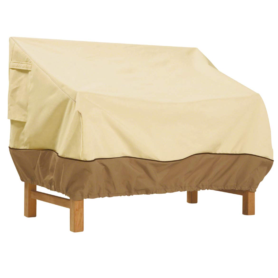 Classic Accessories Veranda 50 Inch Patio Bench Cover in Pebble colour