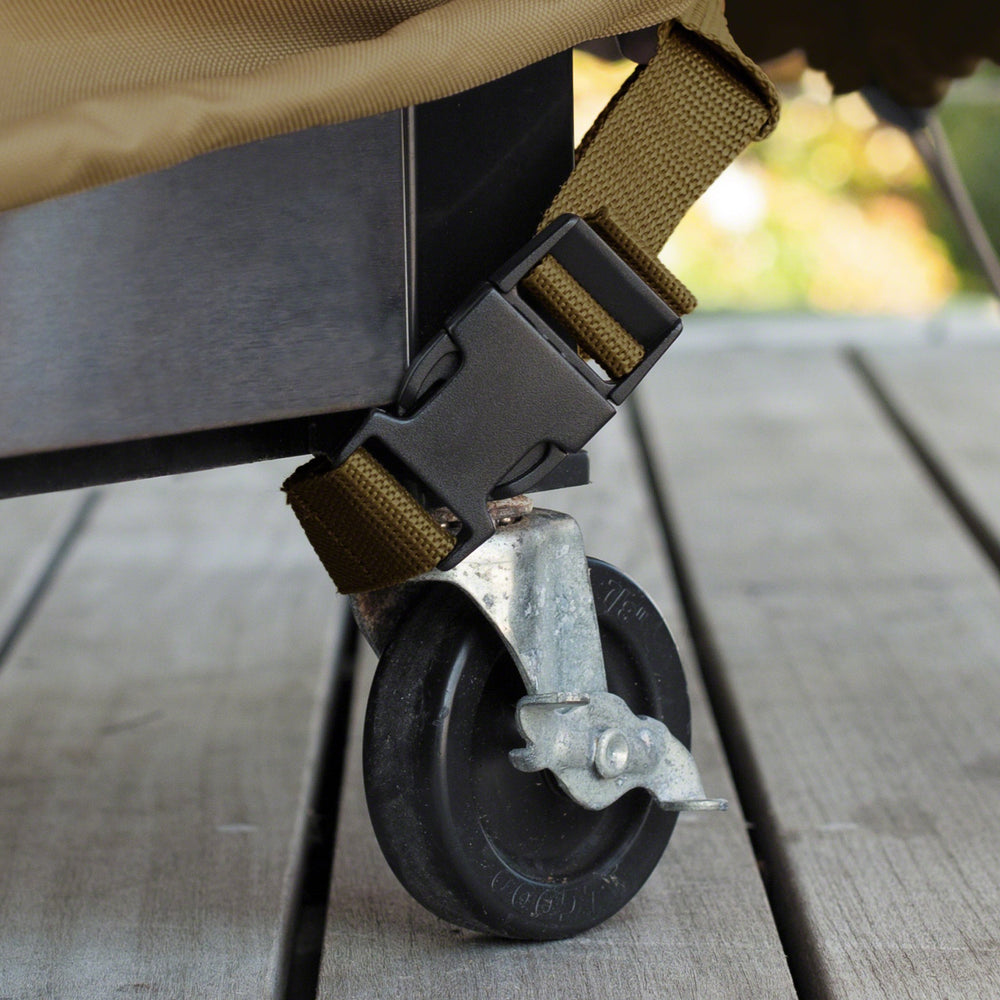 Classic Accessories Veranda Grill Cover in use on a patio