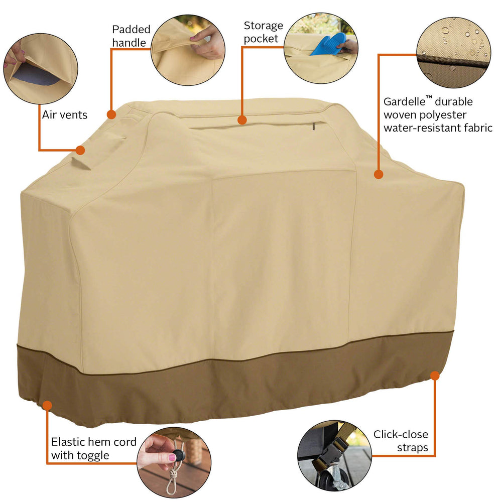 Classic Accessories Veranda grill cover with padded handles