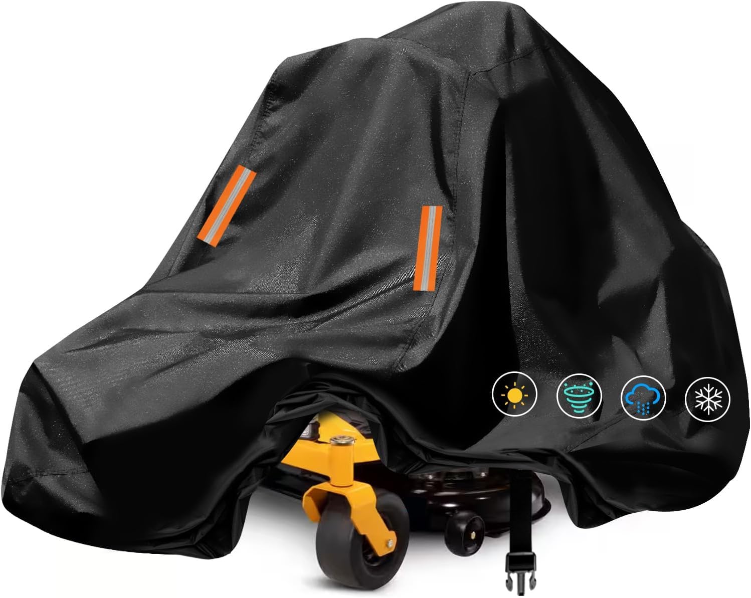 ClawsCover Zero Turn Mower Cover 60 Inch Deck front view