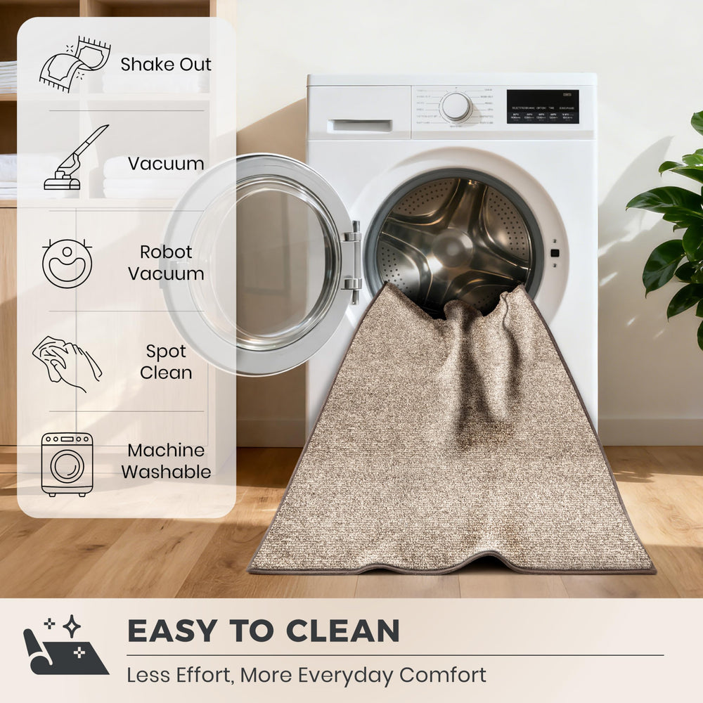 Clean and dry floor with PURRUGS mat in position