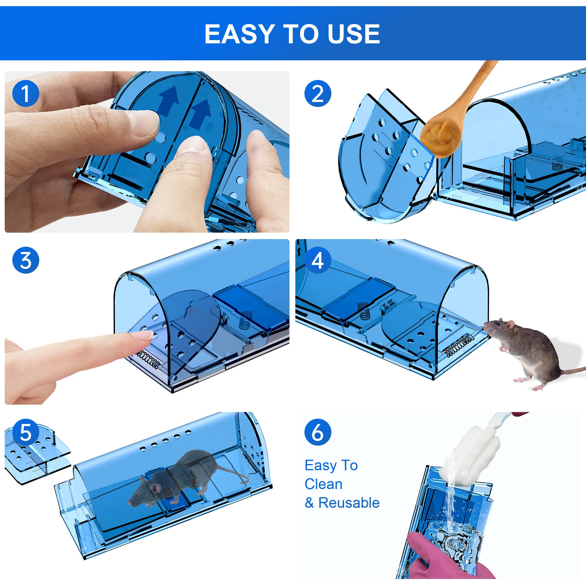 cleaning brush included with lllteri mouse traps