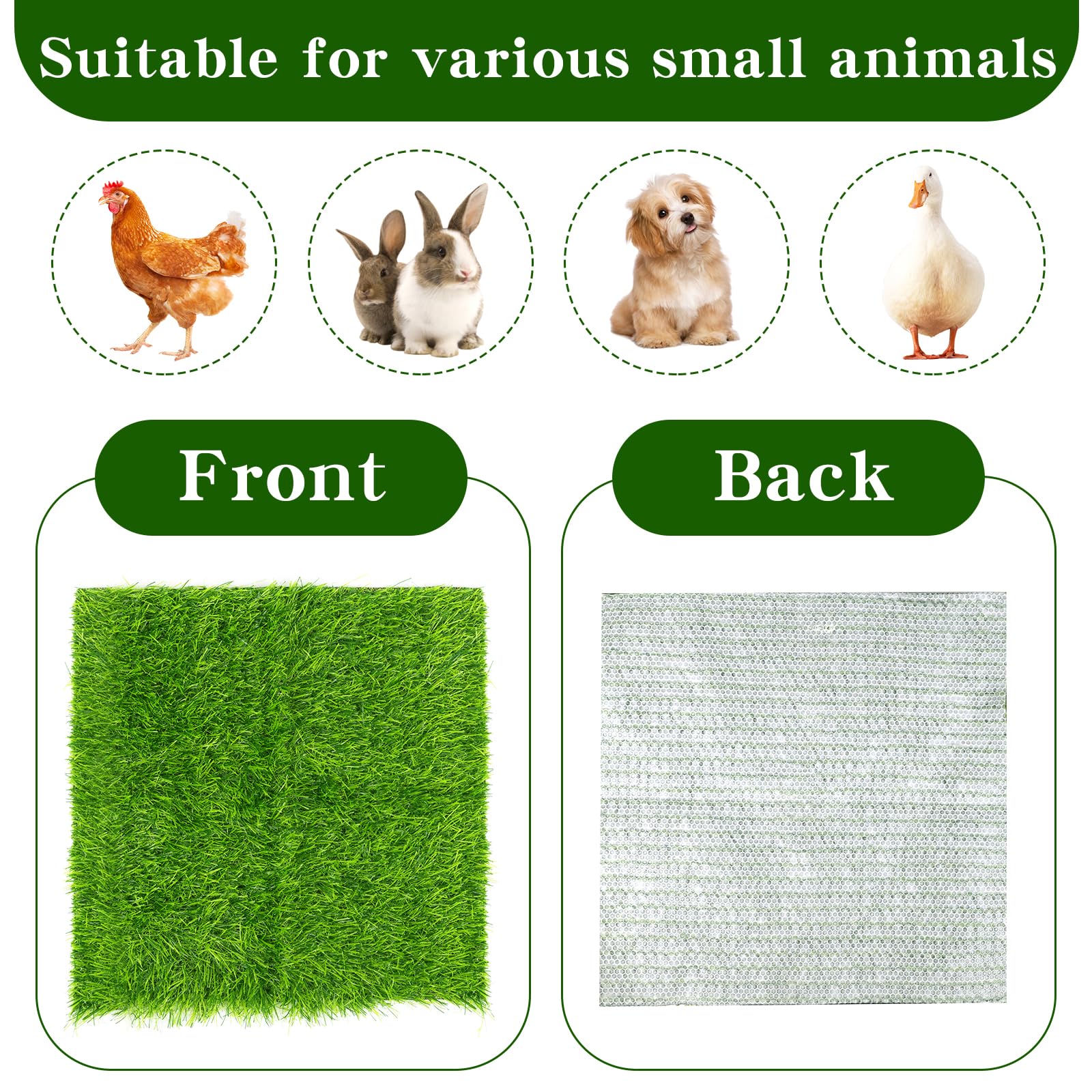 Cleaning chicken nesting pads with water