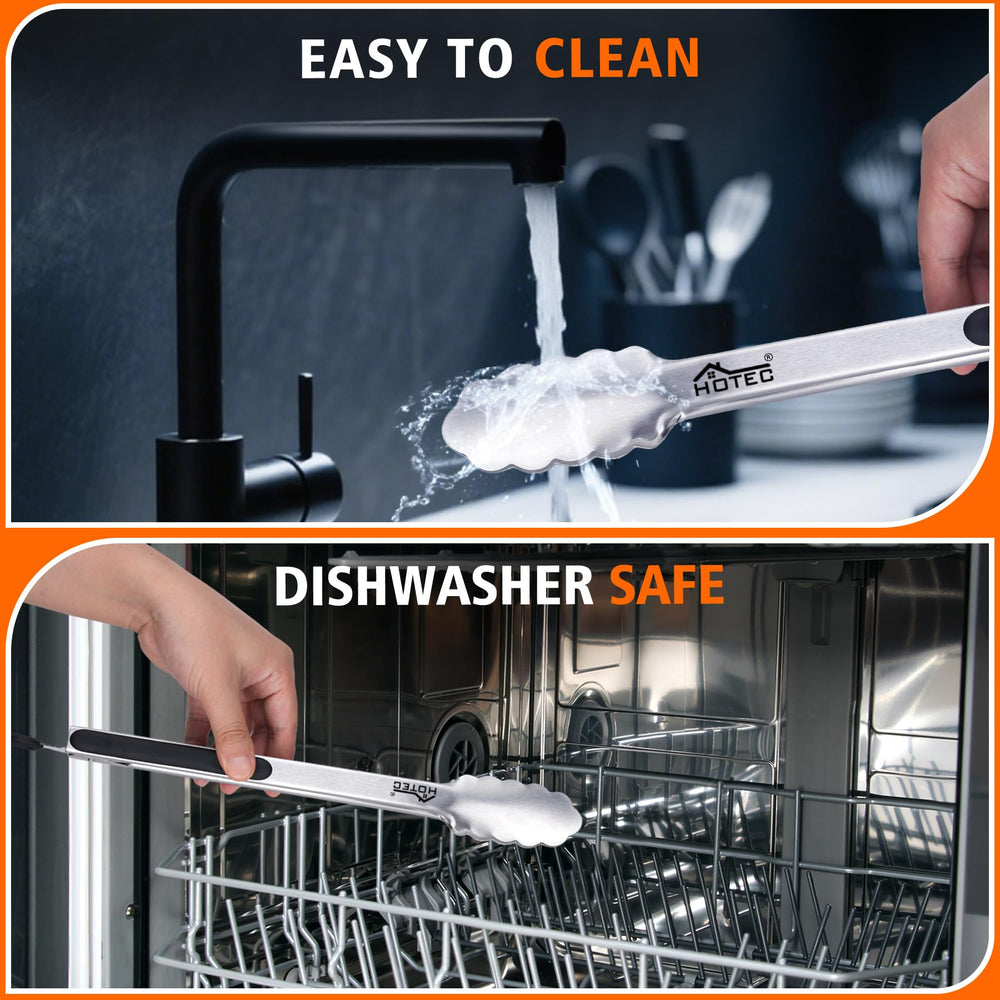Cleaning HOTEC tongs in dishwasher