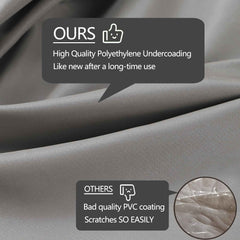 Click-close straps of Flexiyard sectional cover
