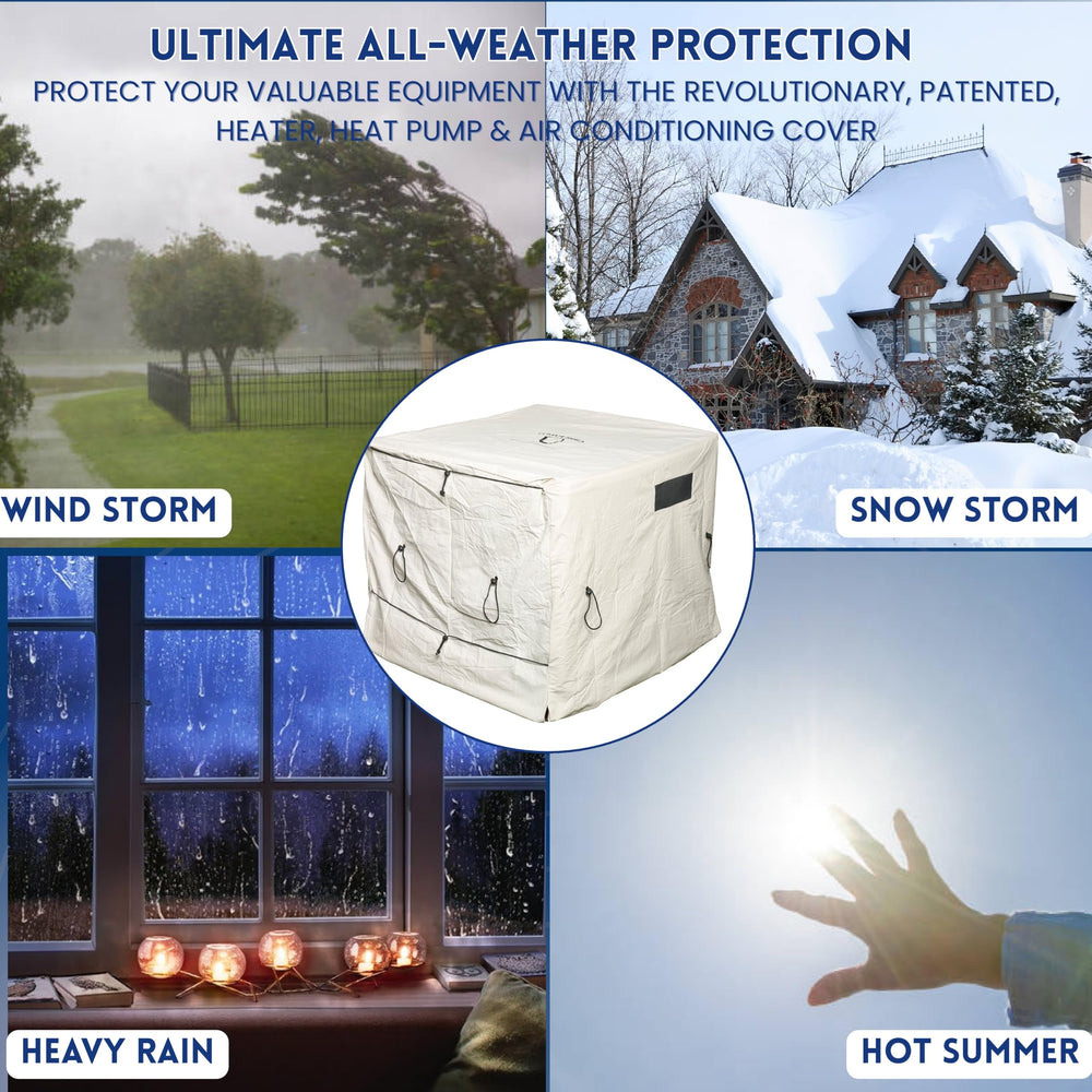 Climate Shield cover displayed in an outdoor setting