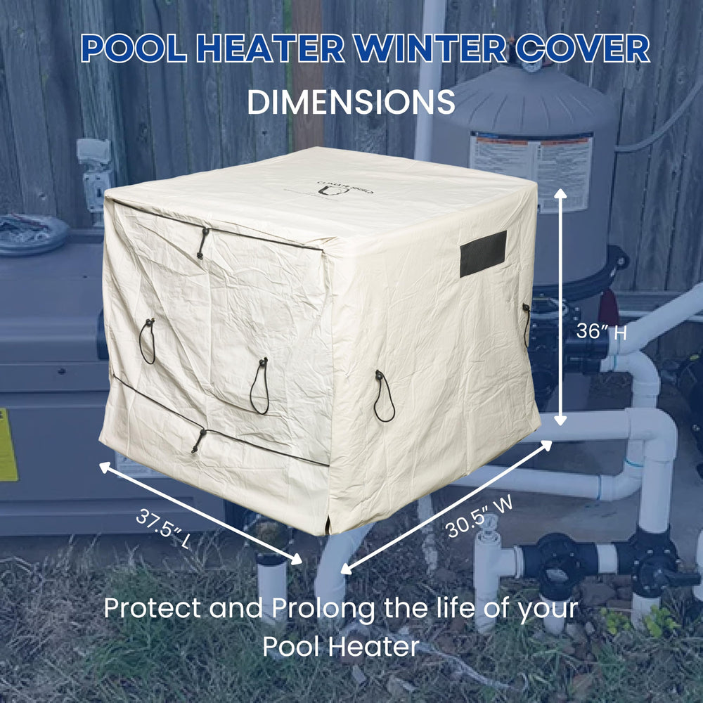 Climate Shield cover secured with adjustable straps
