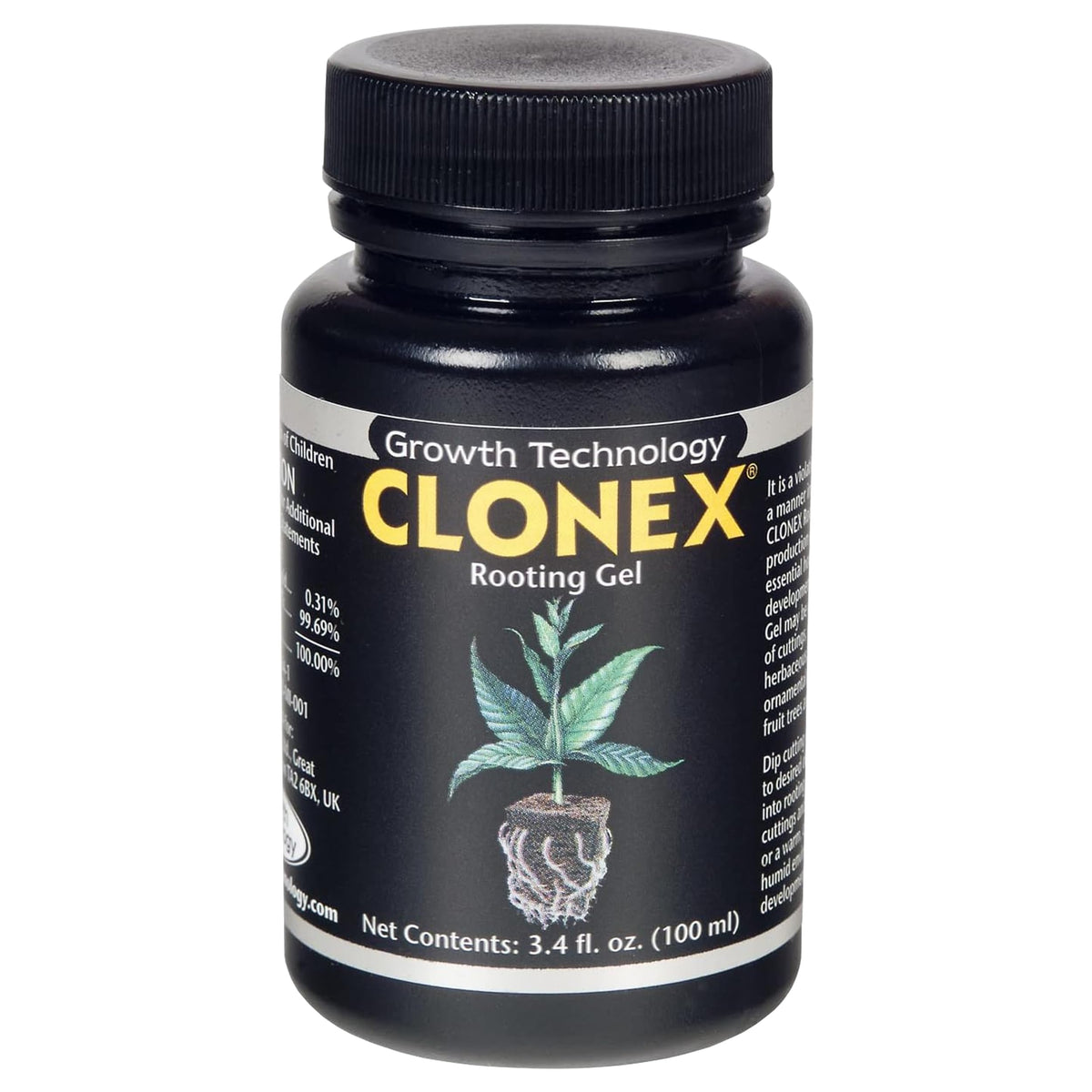 Clonex Rooting Gel 100ml front view with label