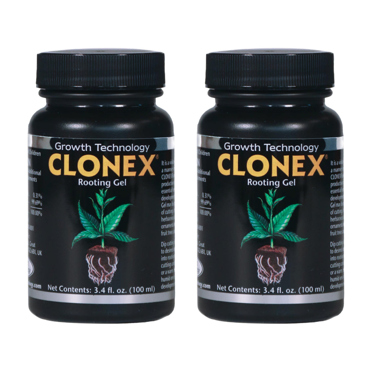 Clonex Rooting Gel 100ml front view with label