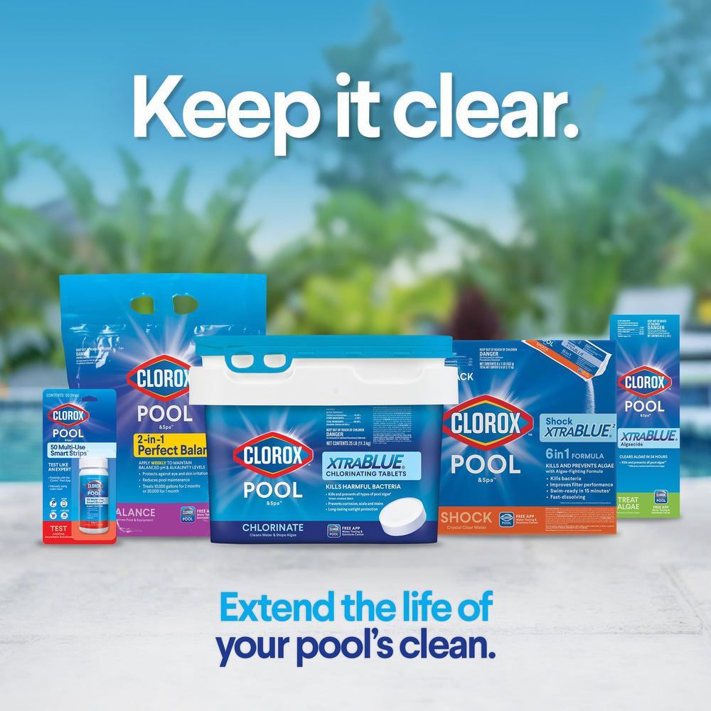 CLOROX Pool&Spa 6-Way Multi-Use Test Strips overview