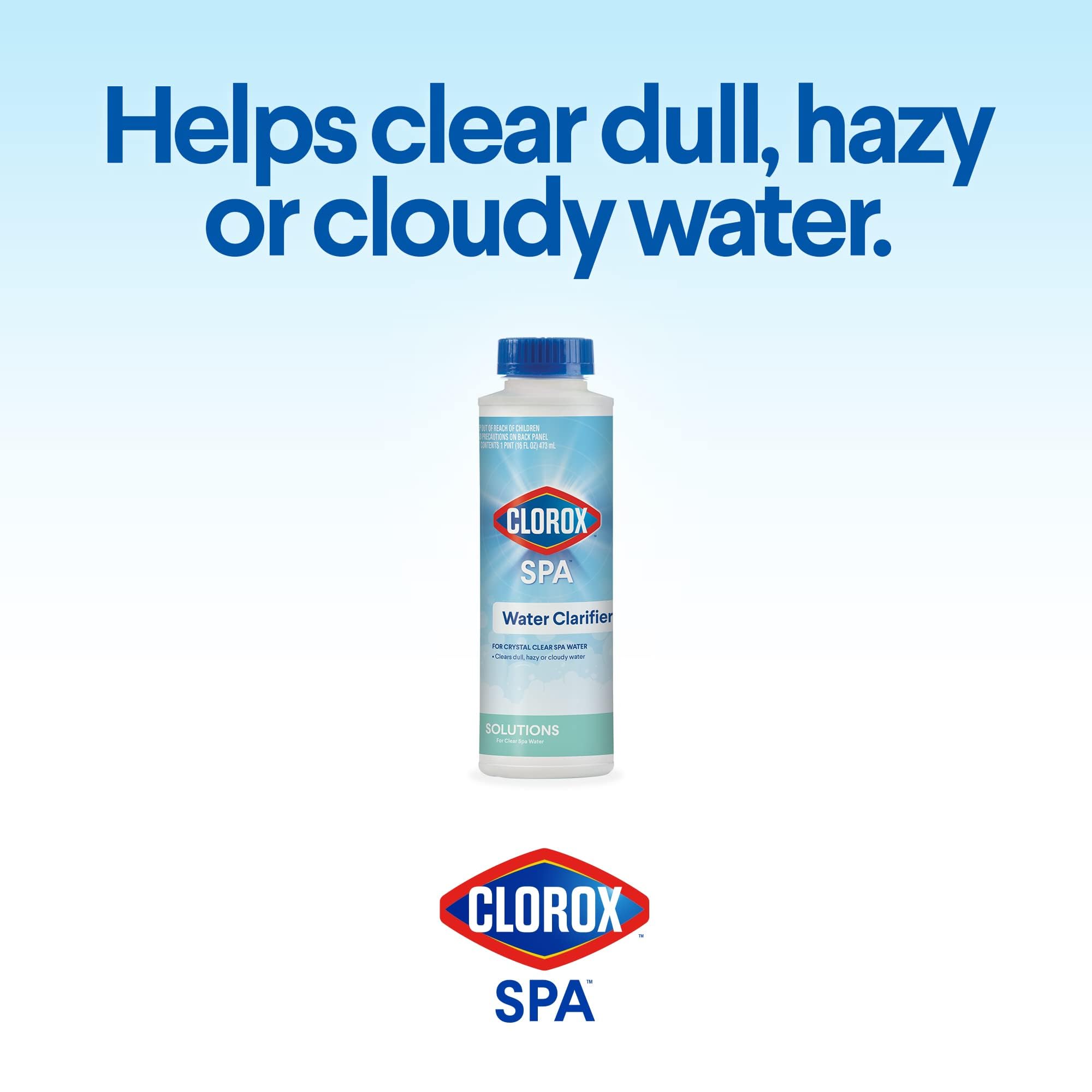 CLOROX Pool&Spa Spa Water Clarifier in a spa setting