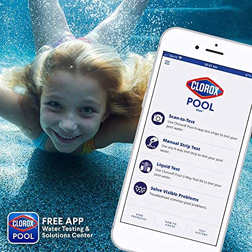 CLOROX Pool&Spa Super Water Clarifier bottle cap close-up