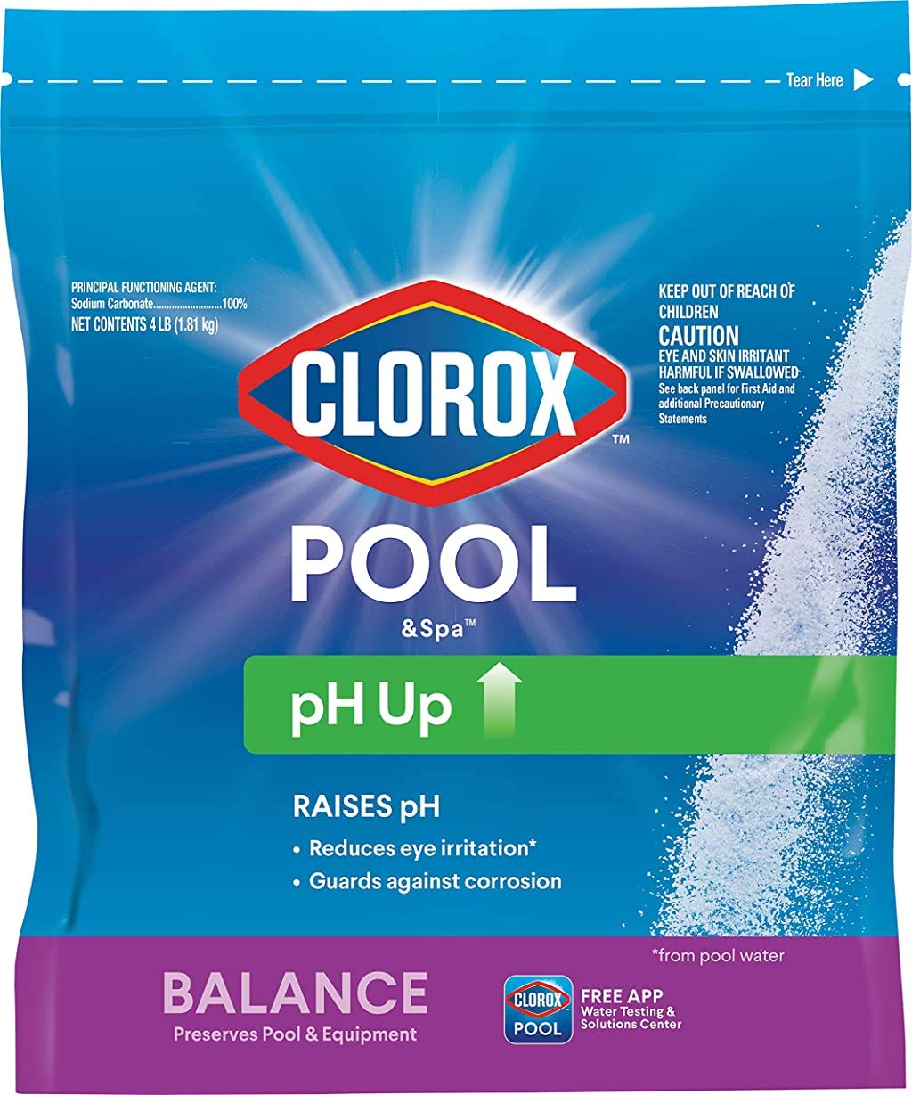 CLOROX Pool&Spa Swimming Pool pH Up 4LB front view