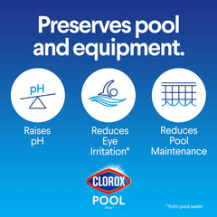 CLOROX Pool&Spa Swimming Pool pH Up 4LB side view