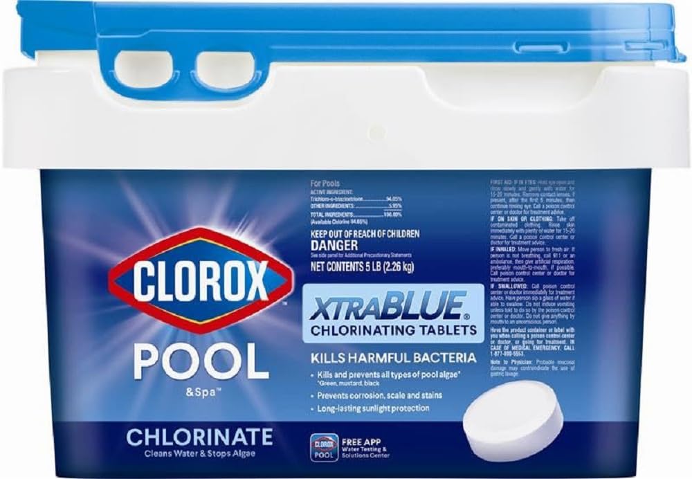 CLOROX Pool&Spa XTRABLUE 3” Chlorinating Tablets front view