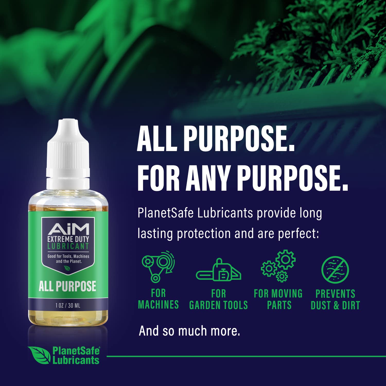 Close-up of 1 oz bottle from PlanetSafe Oil Kit