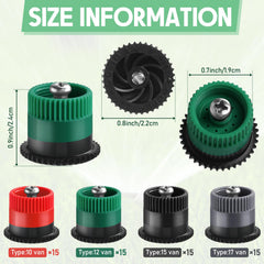 Close-up of adjustable nozzle on Honoson Sprinkler Head