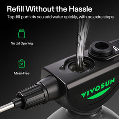 Close-up of adjustable nozzle on VIVOSUN sprayer
