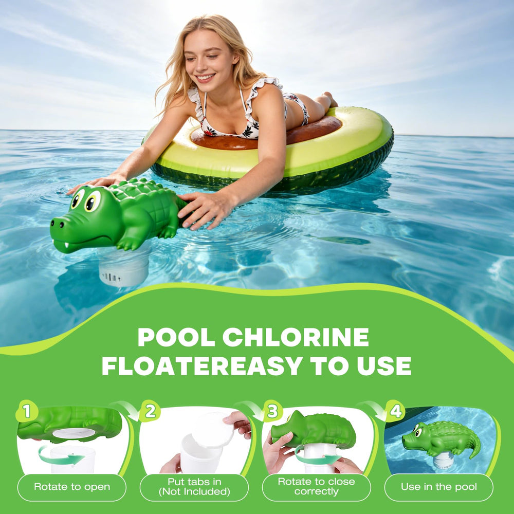 Close-up of adjustable release control on ODJSY Chlorine Floater