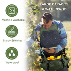 Close-up of adjustable straps on Cover Geny Gardening Apron