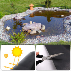 Close-up of Adroiteet Pond Liner edges