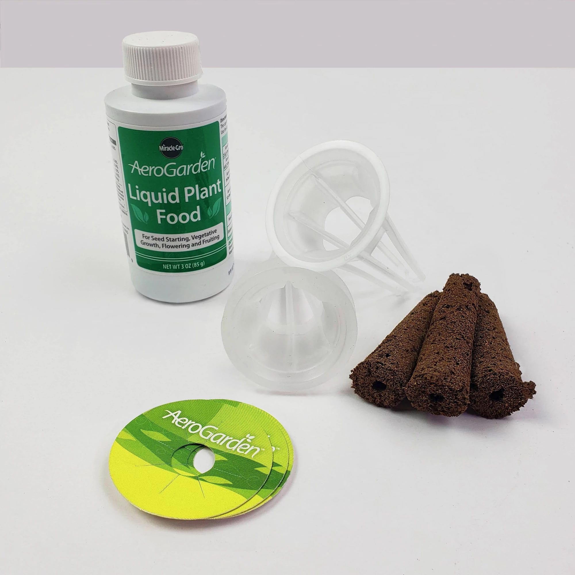 Close-up of AeroGarden Grow Sponges and accessories in the Seed Pod Kit