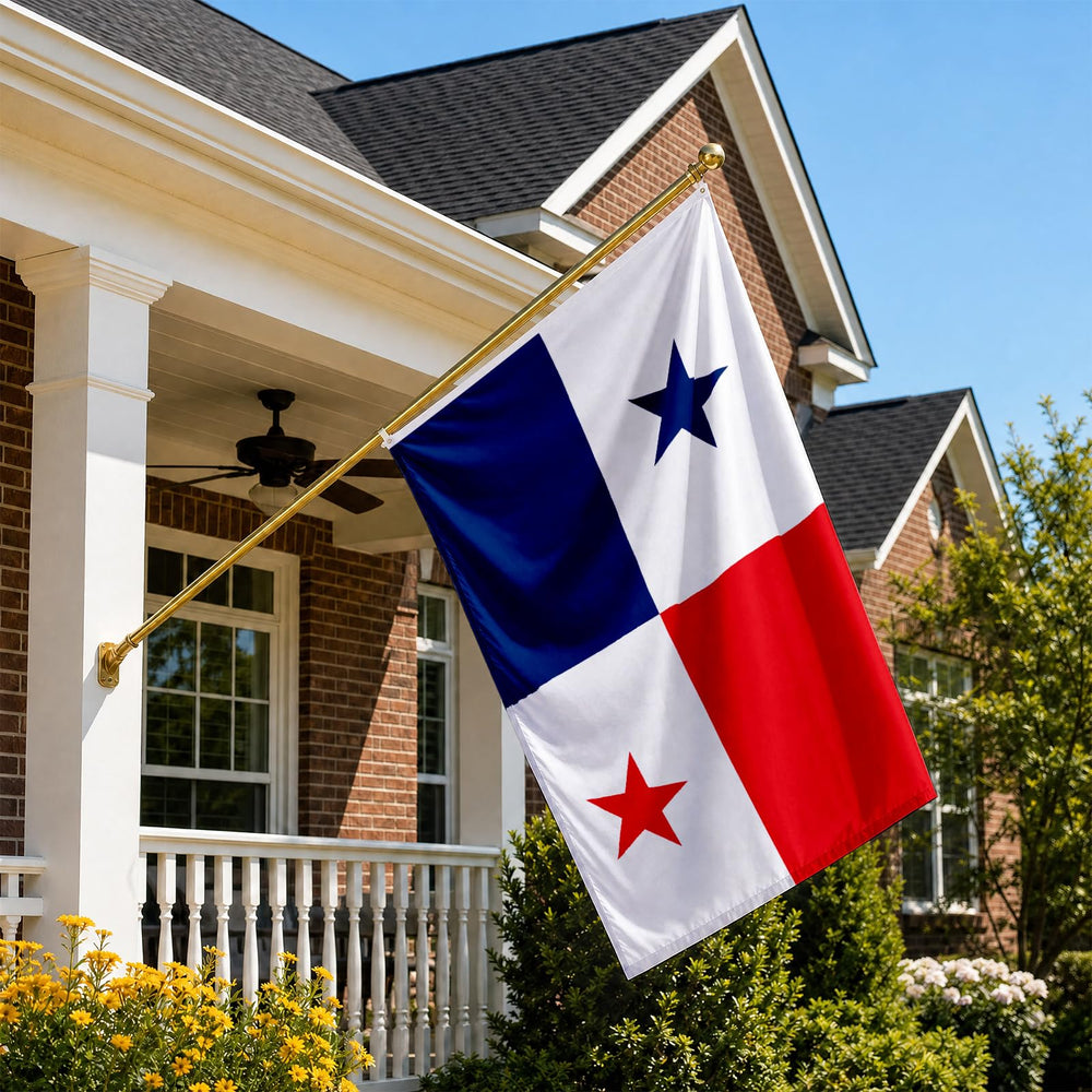 Close-up of AhfuLife Panama Flag's brass grommet