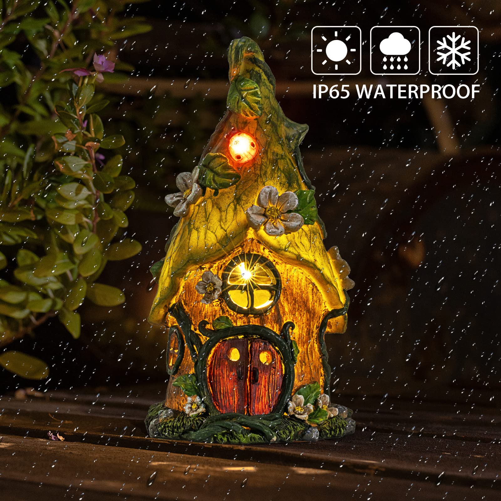 Close-up of AIINY fairy statue details