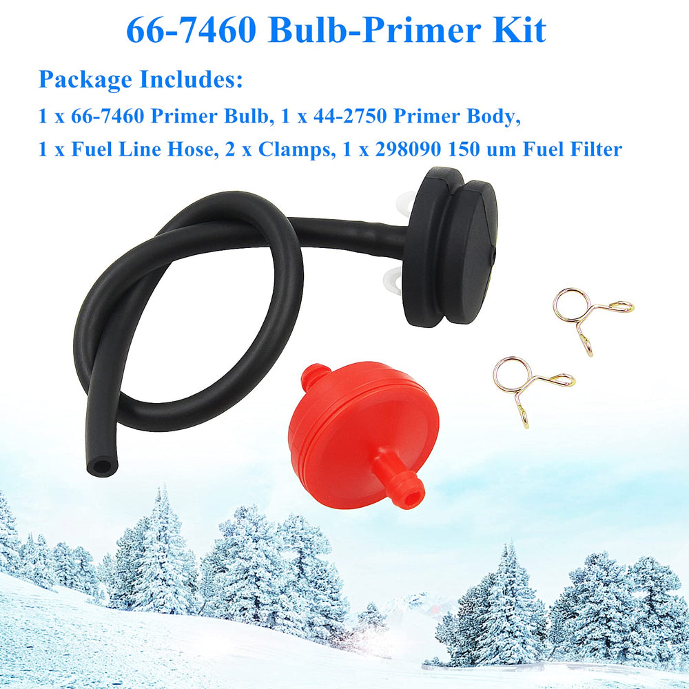 Close-up of AILEETE 66-7460 Primer Bulb in black