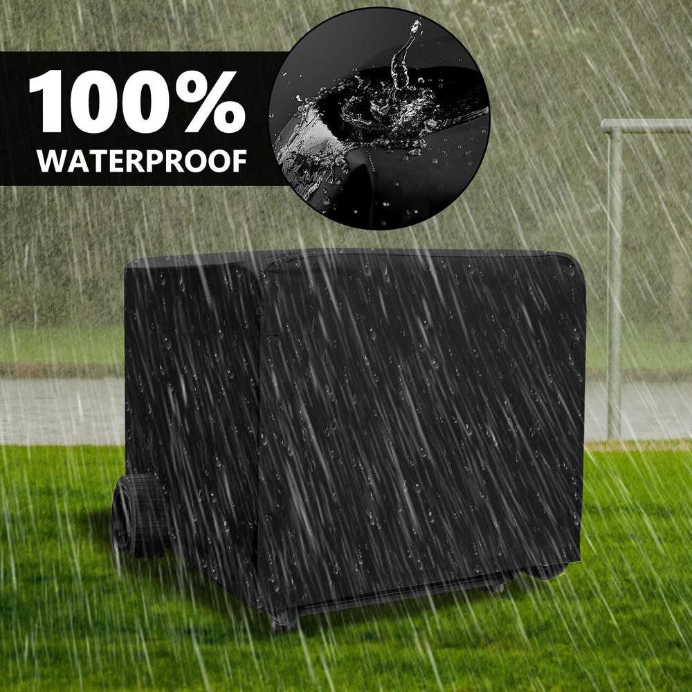 Close-up of AKEfit generator cover fabric texture