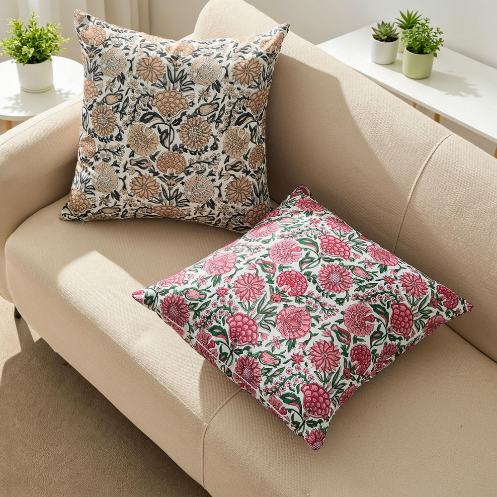Close-up of Allorry 18x18 pillow cover texture and pattern