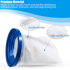 Close-up of Alocs filter bag showing mesh material
